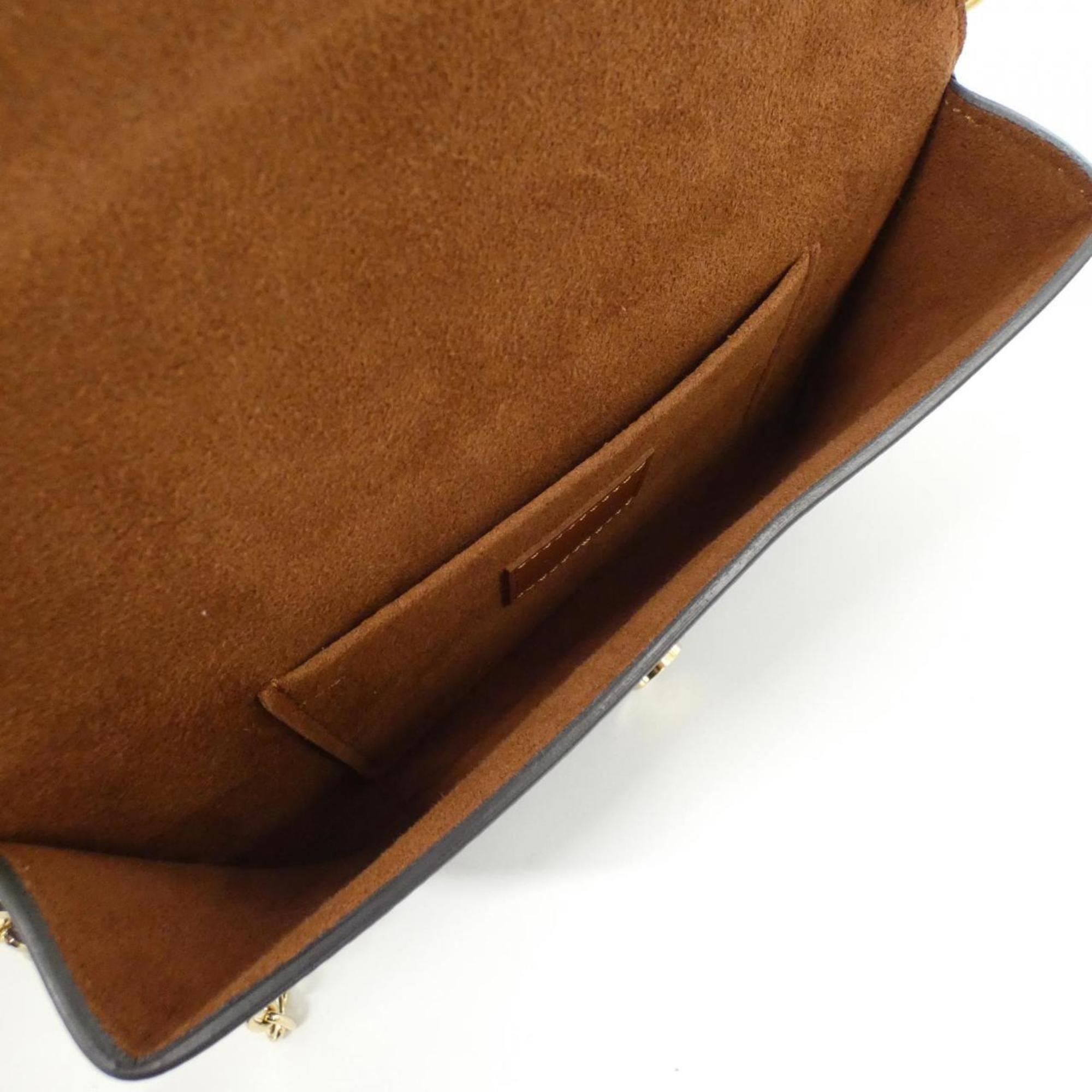 Louis Vuitton Caramel Marron Coated Canvas Leather Shoulder Bag