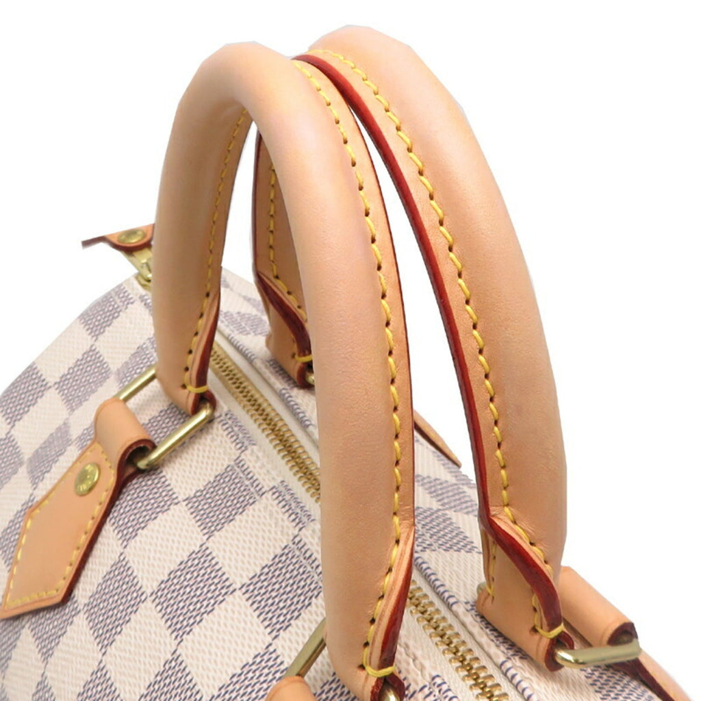Louis Vuitton White Damier Azur Boston Bag