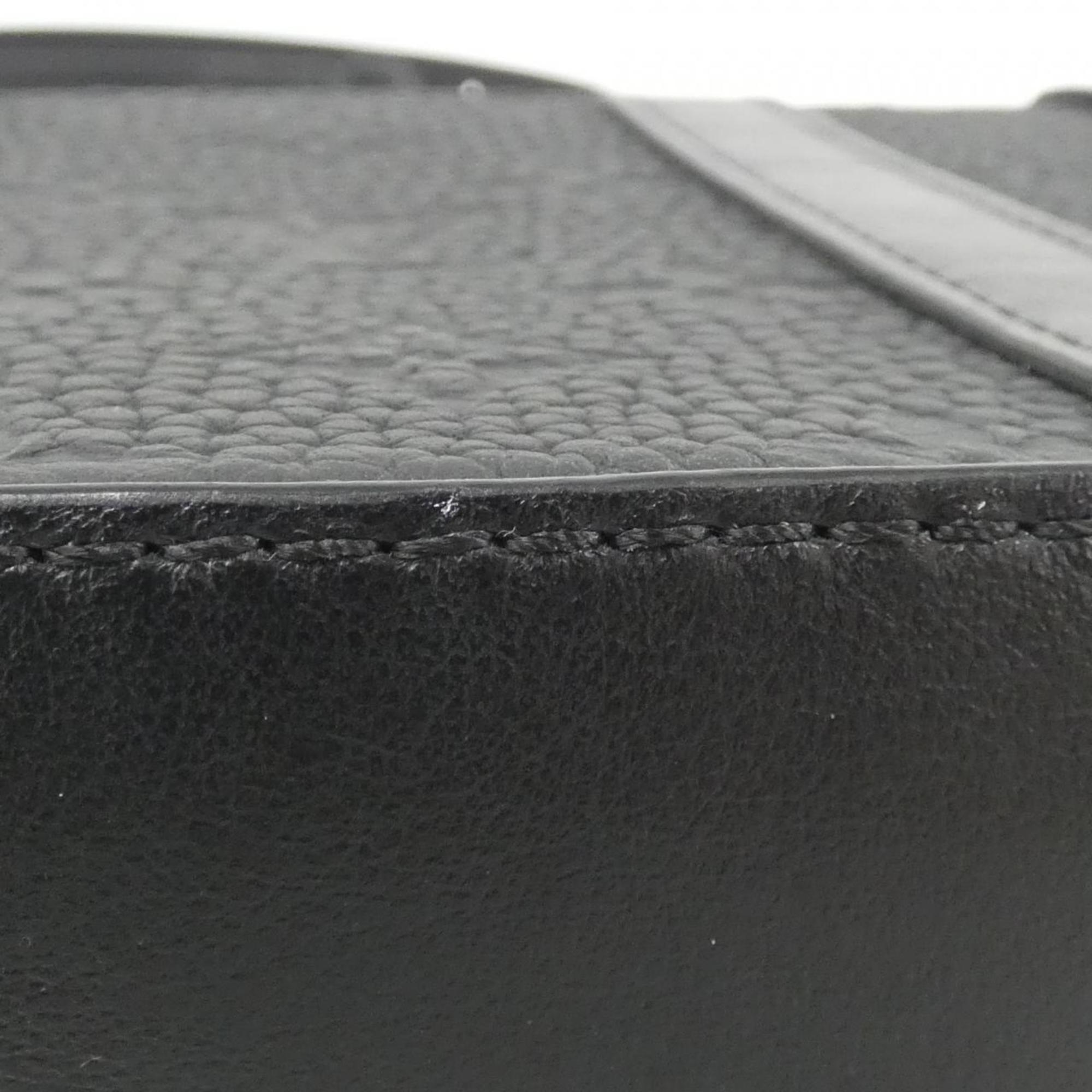 Louis Vuitton Taurillon Black Leather Shoulder Bag