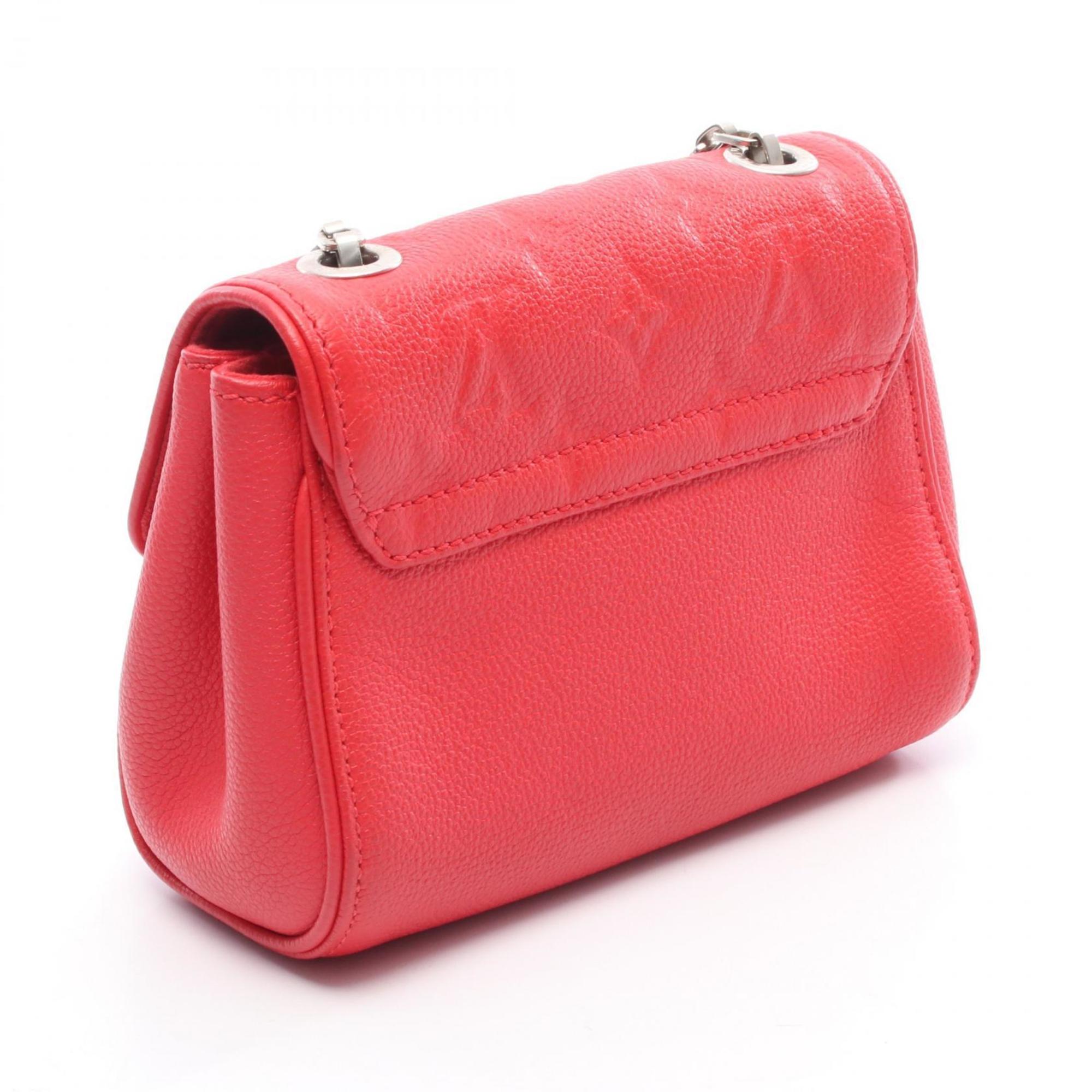 Louis Vuitton Red Color Leather Shoulder Bag
