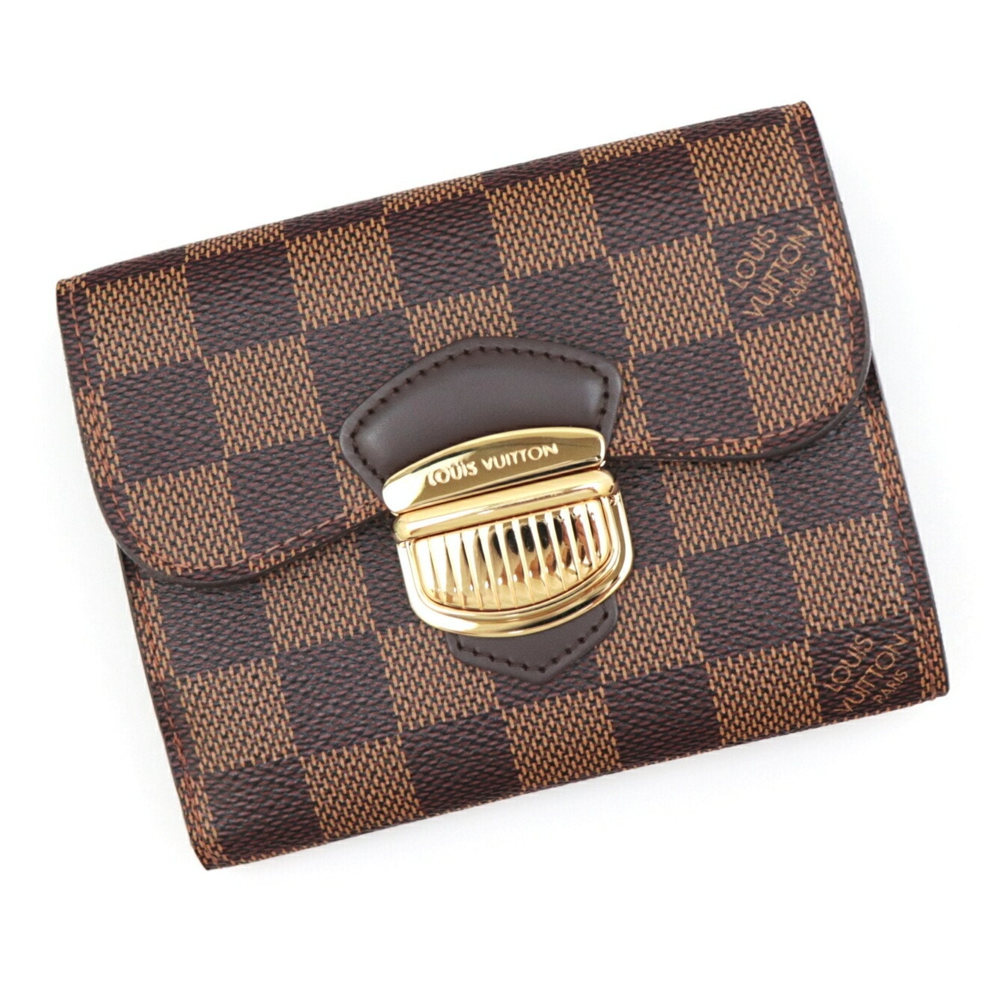 Louis Vuitton Damier Women's Damier Canvas Wallet (tri-fold) Br