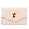 Louis Vuitton Grayish Leather Wallet (Tri-Fold)