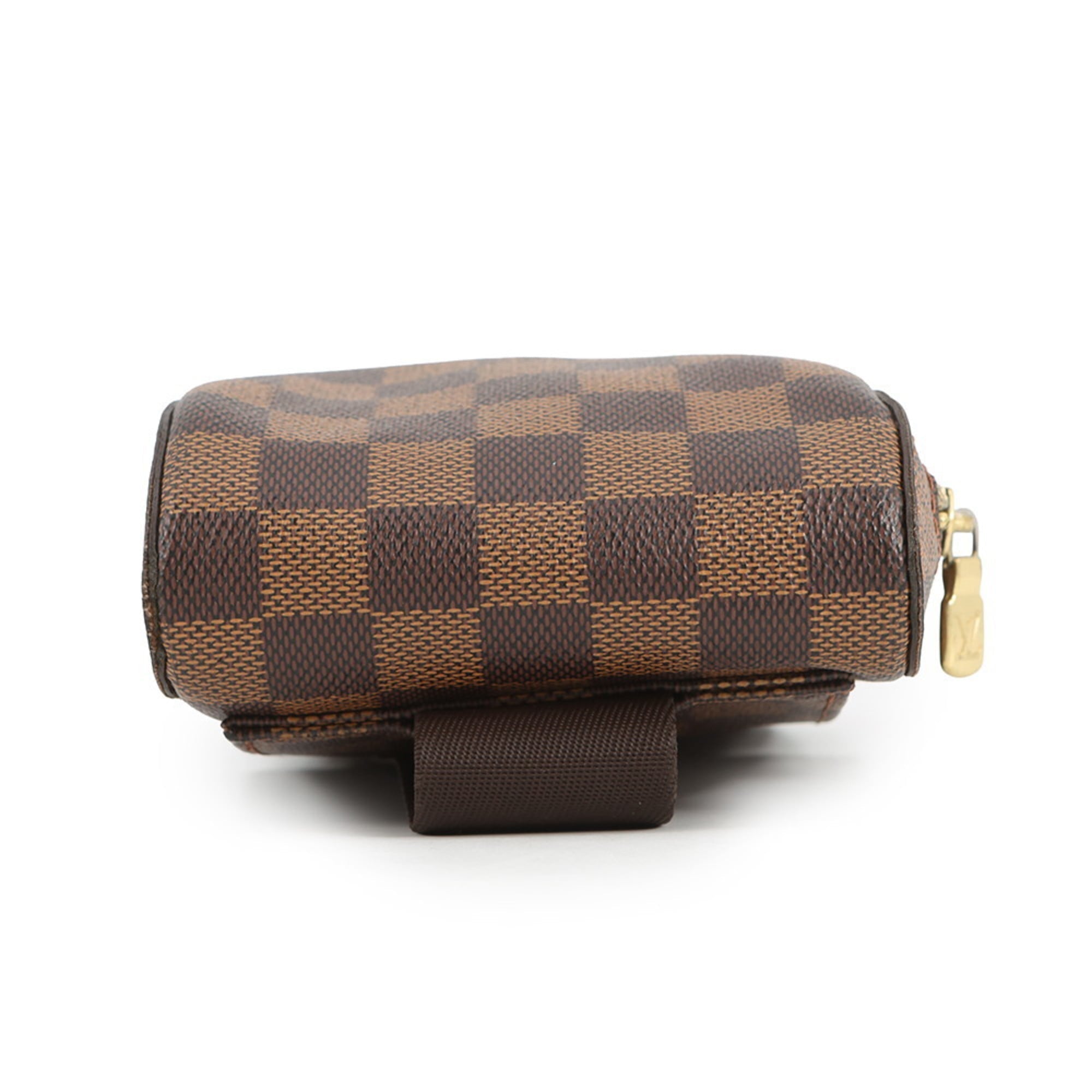 Louis Vuitton Damier Brown Ebene Damier Canvas Fanny Pack Shoulder Bag Sling Bag