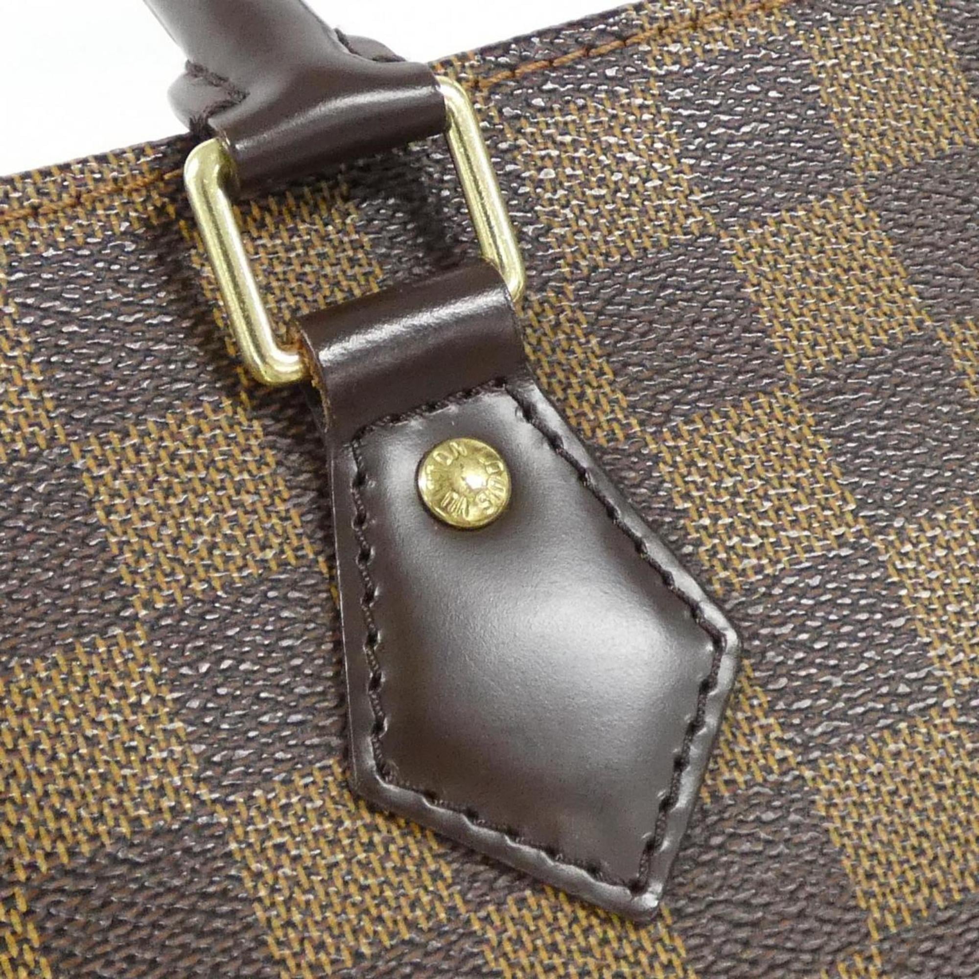 Louis Vuitton Brown Coated Canvas Handbag Tote Bag