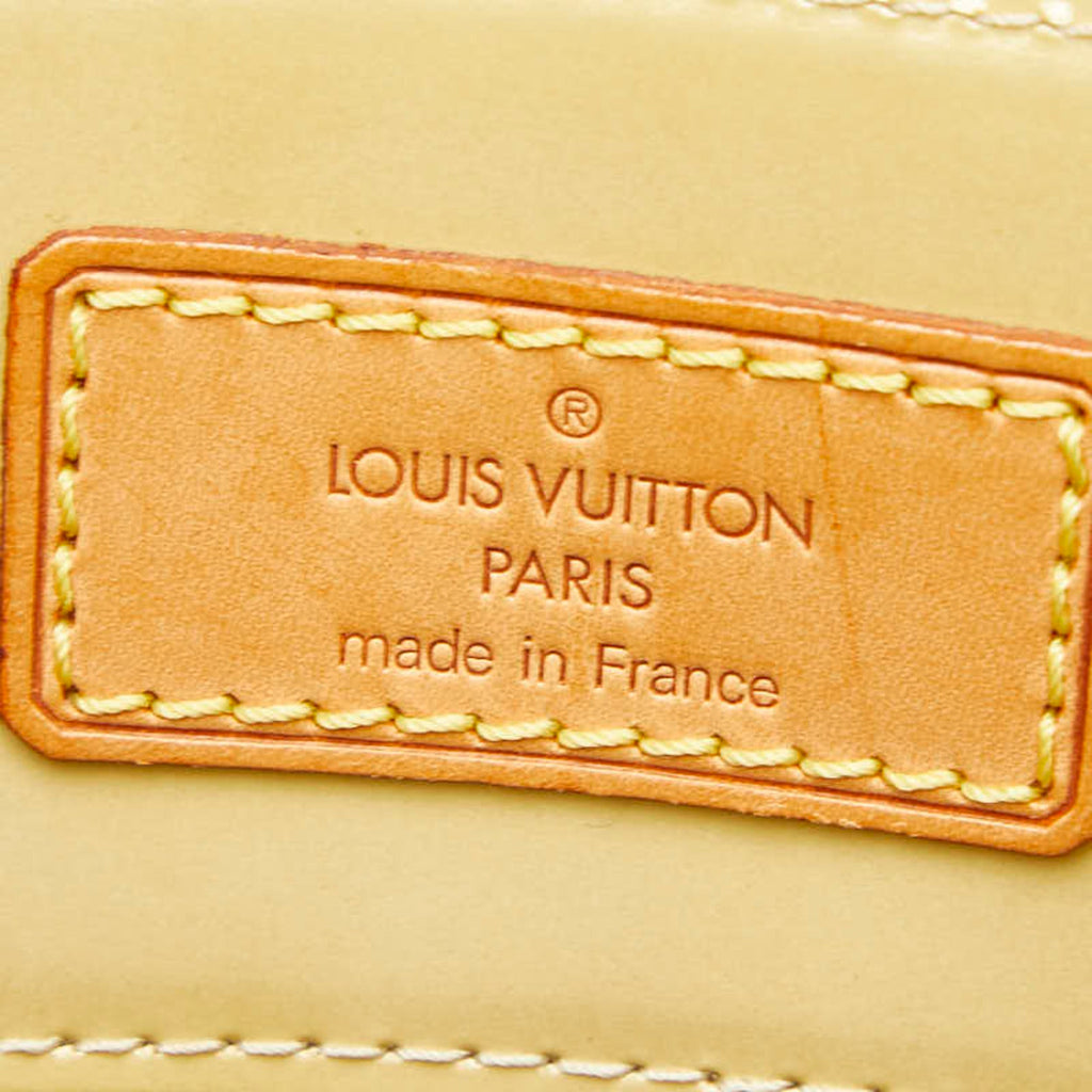 Louis Vuitton Beige Monogram Vernis Handbag Tote Bag