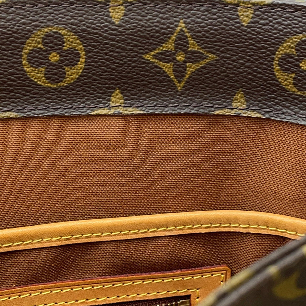 Louis Vuitton Brown Monogram Handbag Shoulder Bag Tote Bag