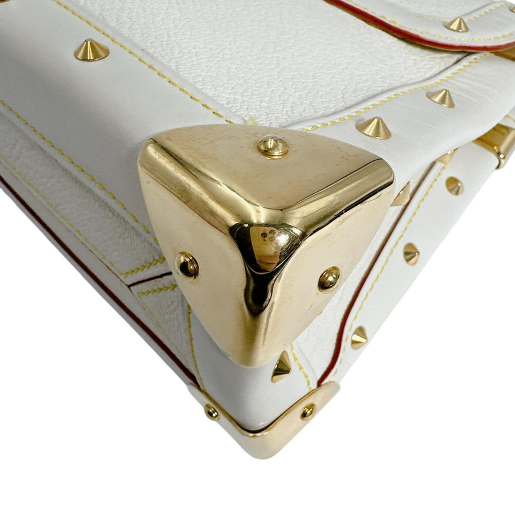 Louis Vuitton Blanc Leather Shoulder Bag