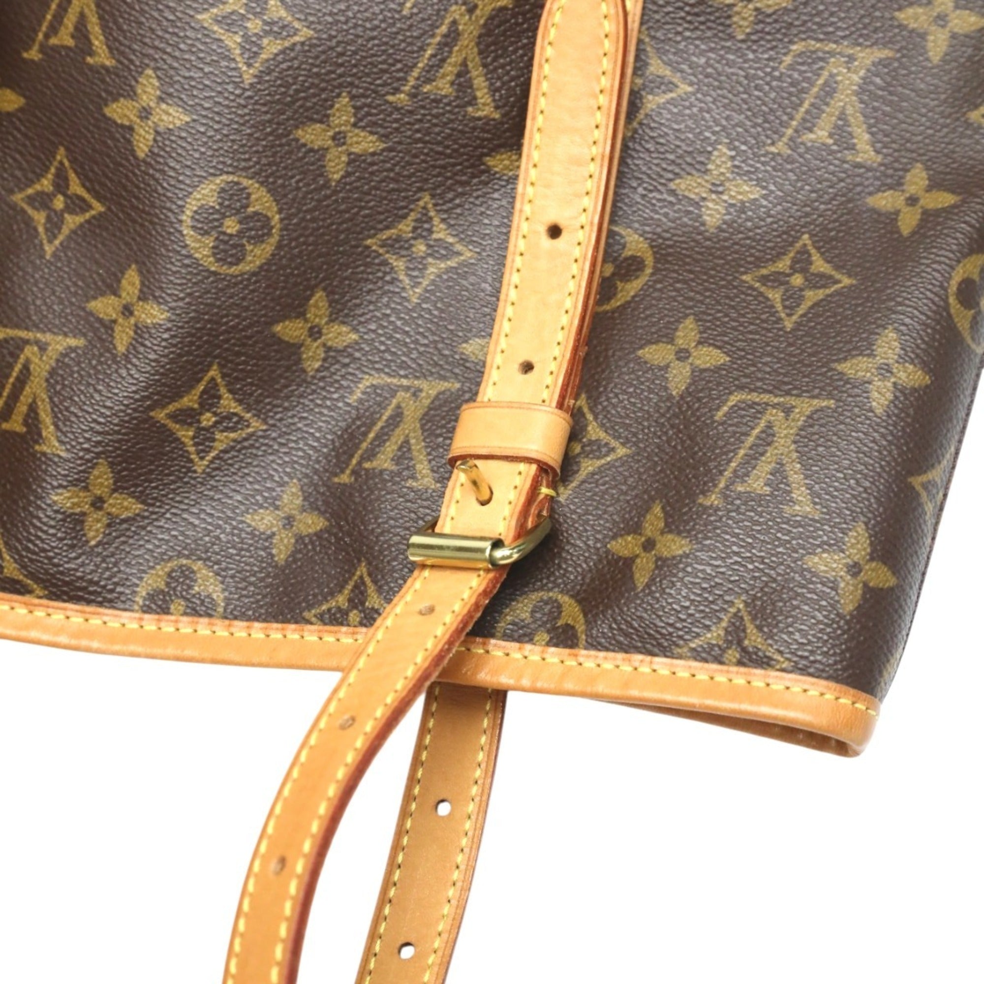 Louis Vuitton Brown Monogram Canvas Shoulder Bag Tote Bag