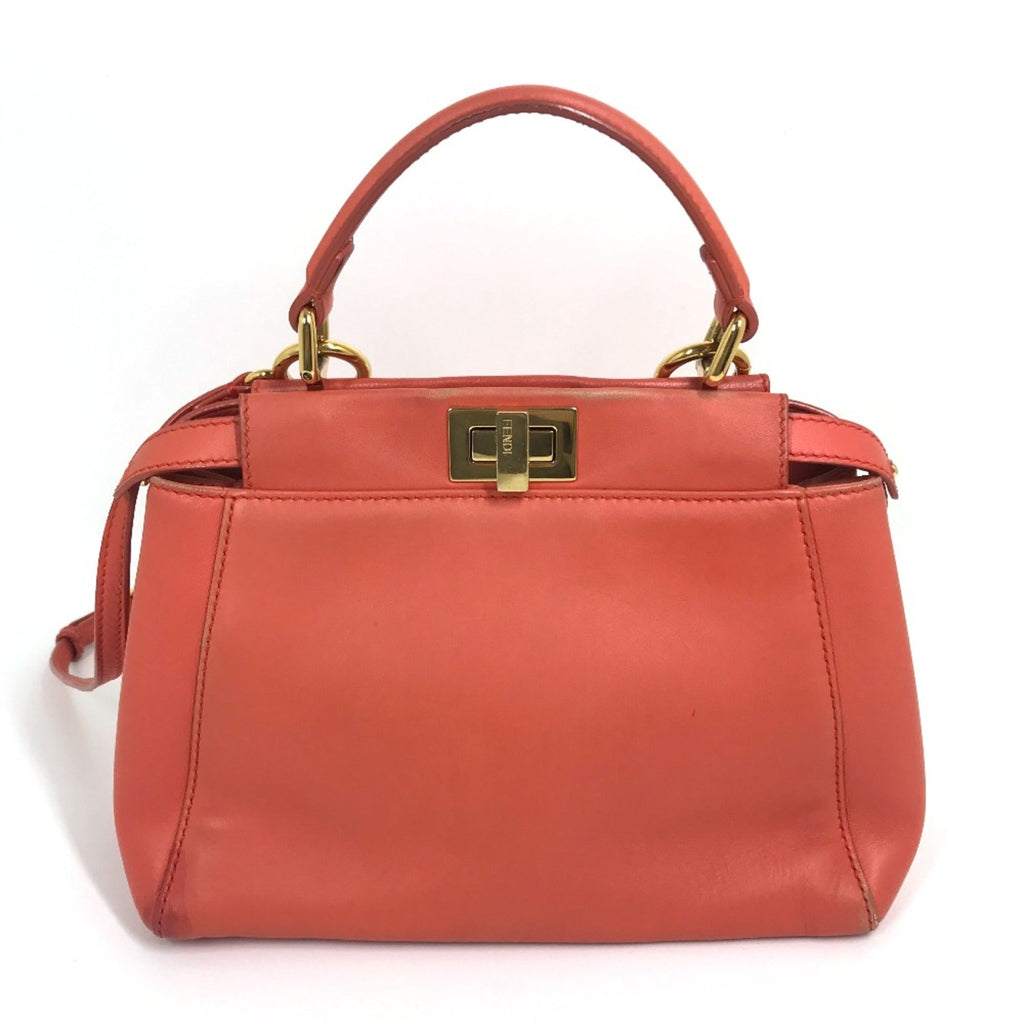 Fendi Pink Leather Handbag