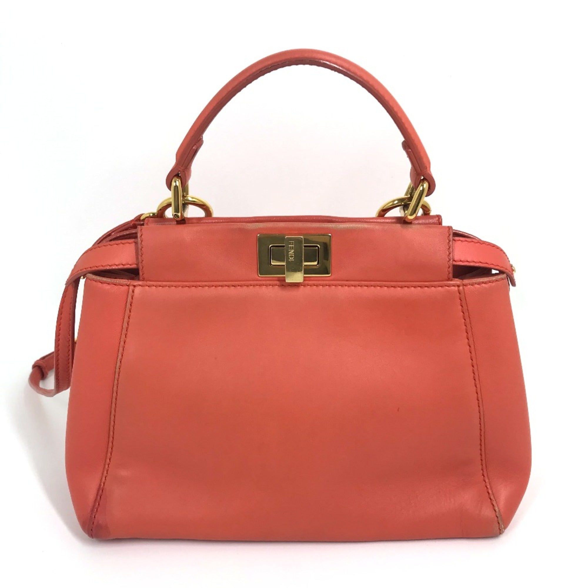 Fendi Pink Leather Handbag