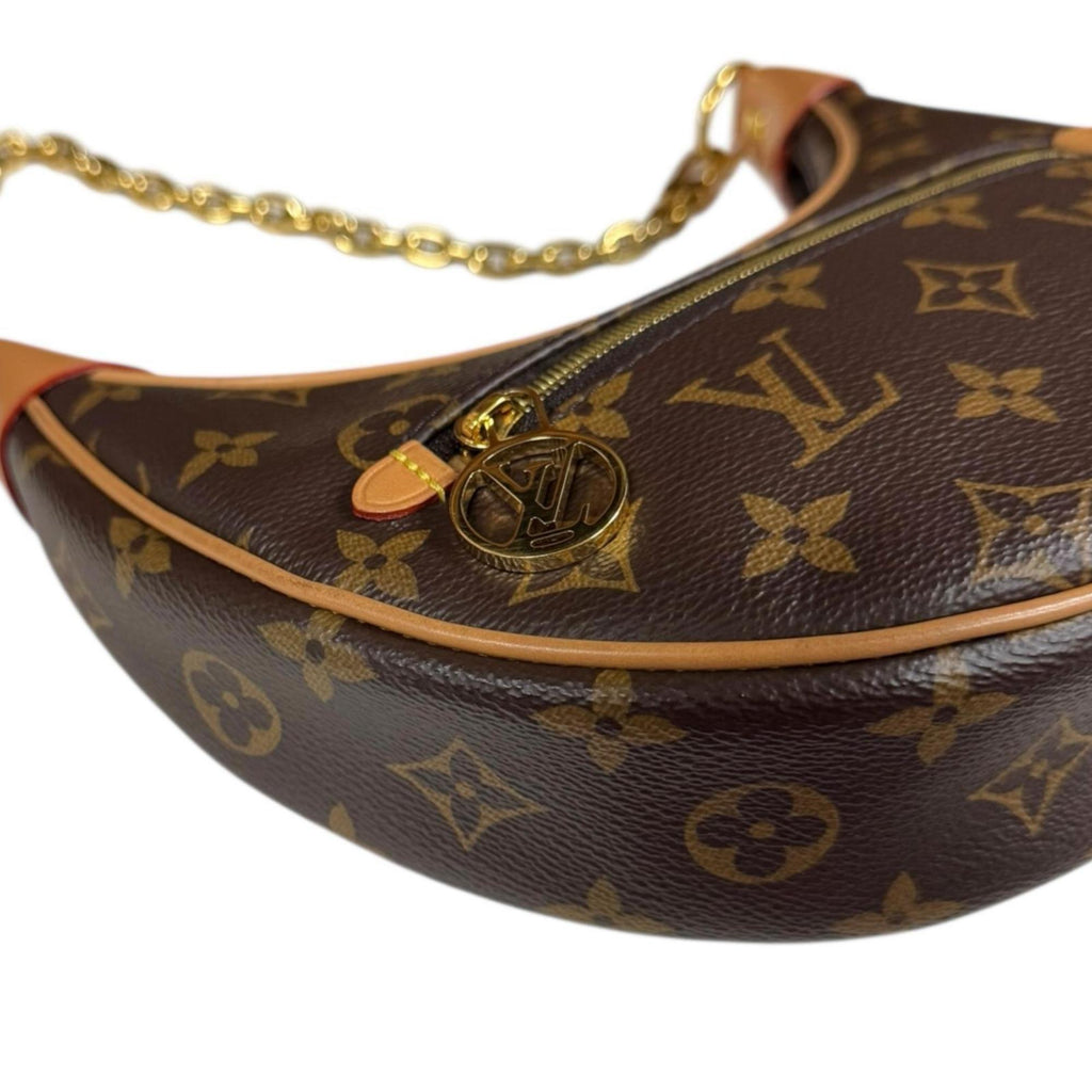 Louis Vuitton Brown Monogram Canvas Shoulder Bag