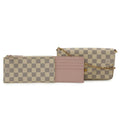Louis Vuitton Damier Azur Ivory Damier Azur Clutch Bag Pochette Shoulder Bag