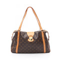 Louis Vuitton Brown Monogram Pvc Coated Canvas Leather Shoulder Bag