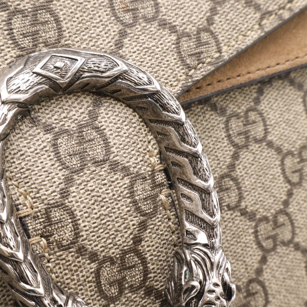 Gucci Beige Gg Supreme Shoulder Bag (Pre-Owned)