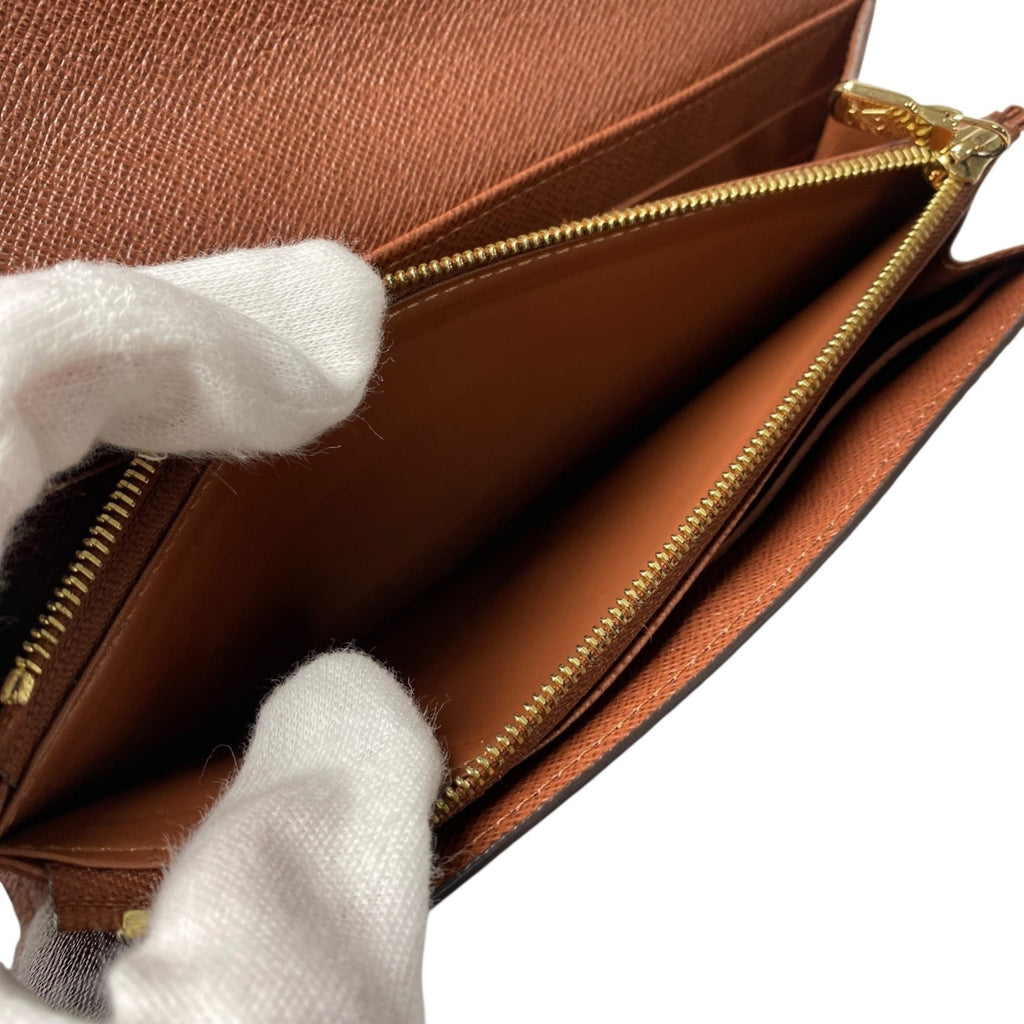 Louis Vuitton Monogram Brown Pvc Long Wallet