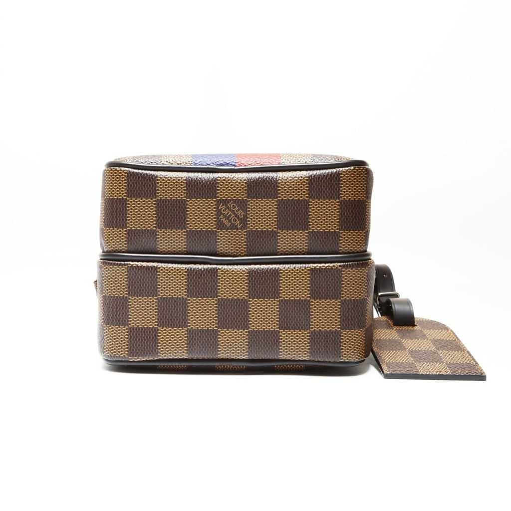 Louis Vuitton Brown Clear Damier Canvas Shoulder Bag