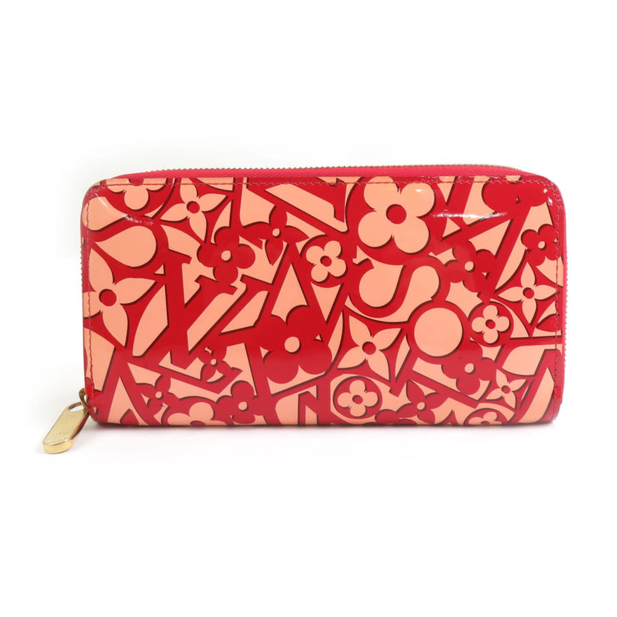 Louis Vuitton Pink Red Color Long Wallet