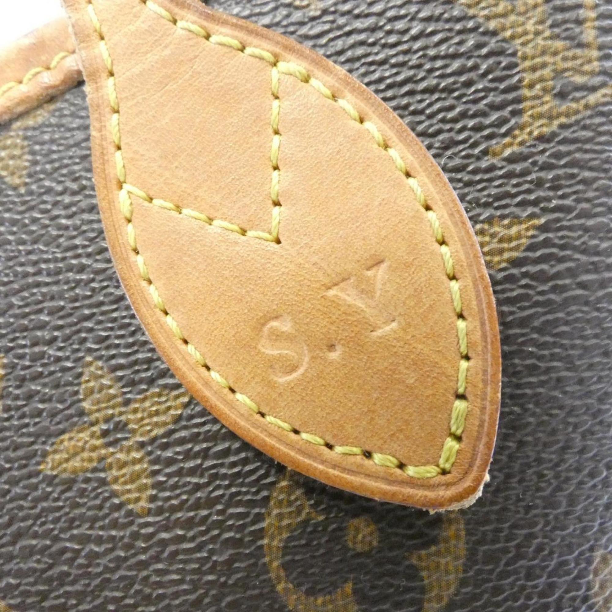 Louis Vuitton Monogram Cerise Marron Coated Canvas Handbag