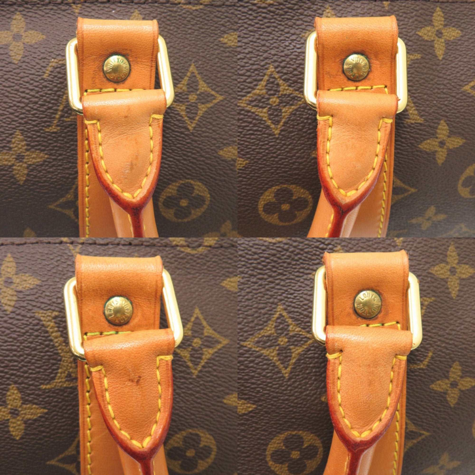 Louis Vuitton Brown Monogram Canvas Boston Bag