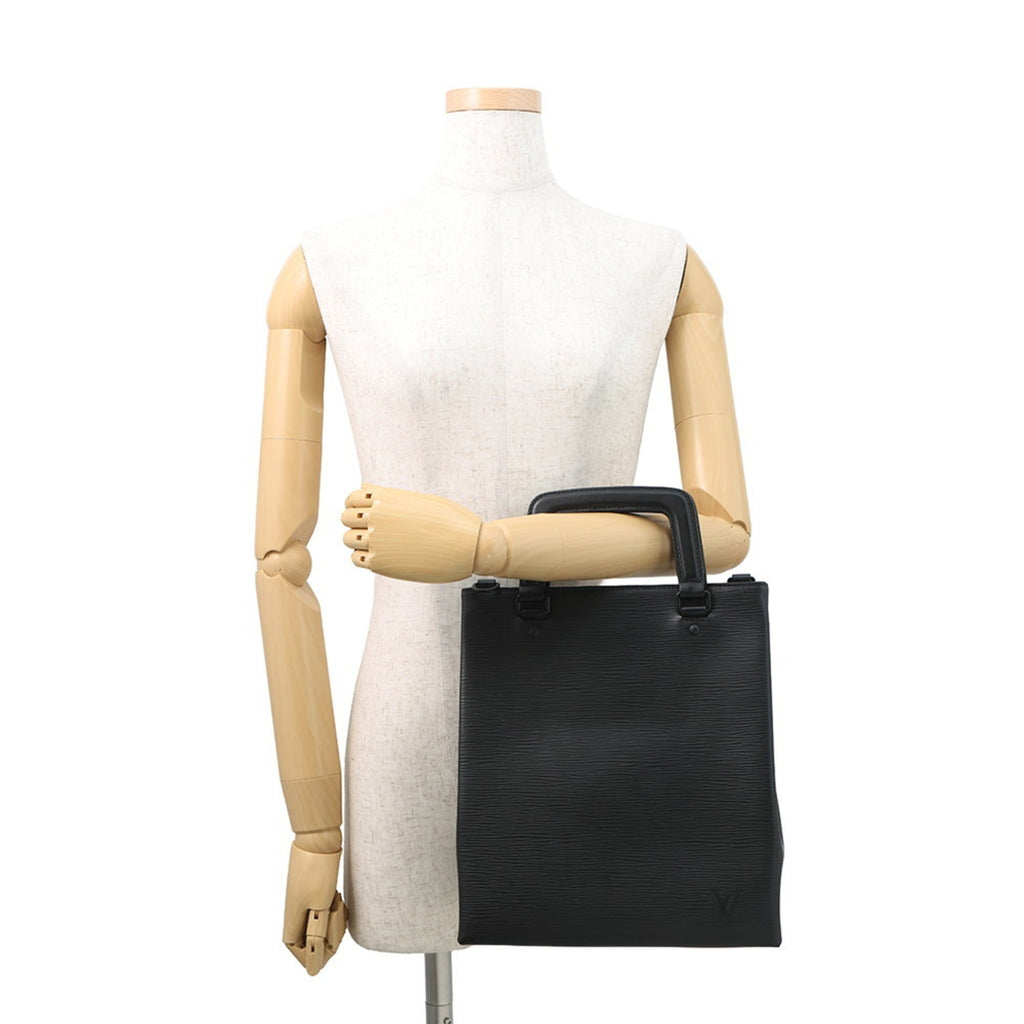 Louis Vuitton Black Noir Epi Leather Handbag