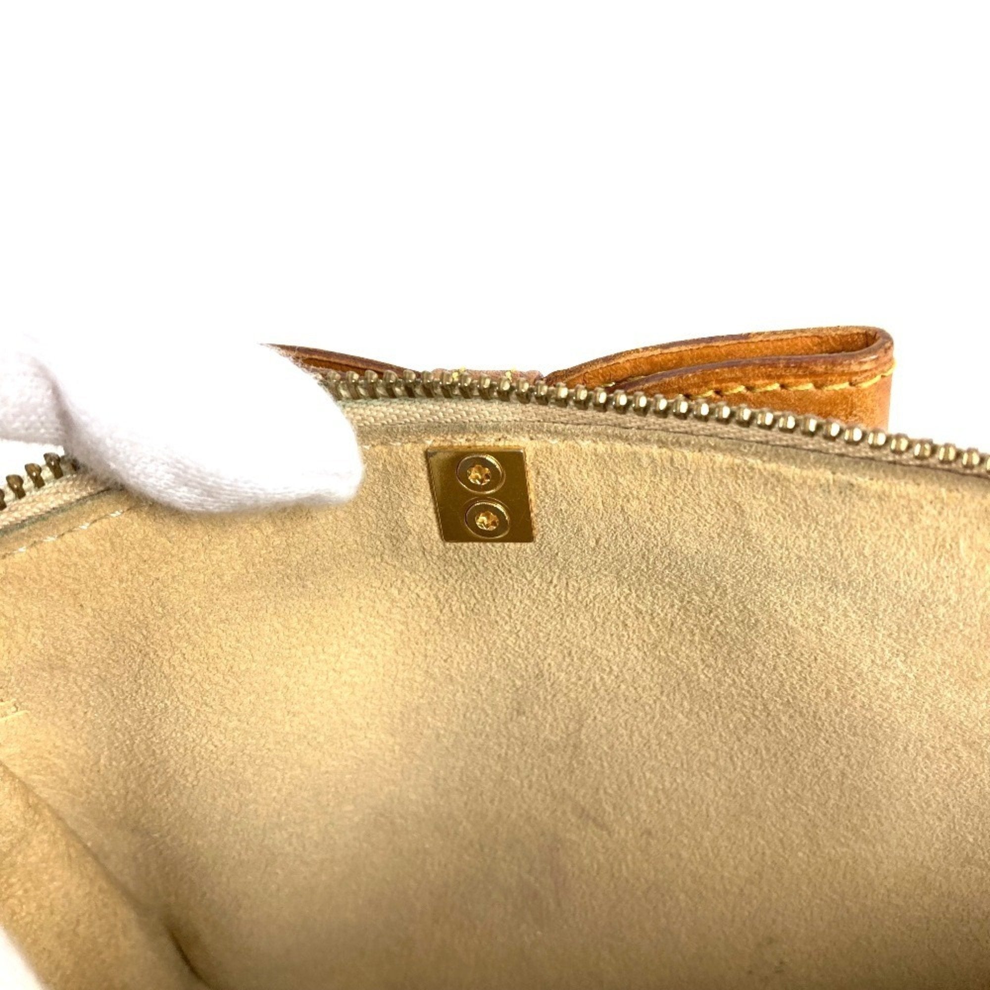 Louis Vuitton Brown Pink Monogram Cherry Blossom Handbag Pouch Shoulder Bag