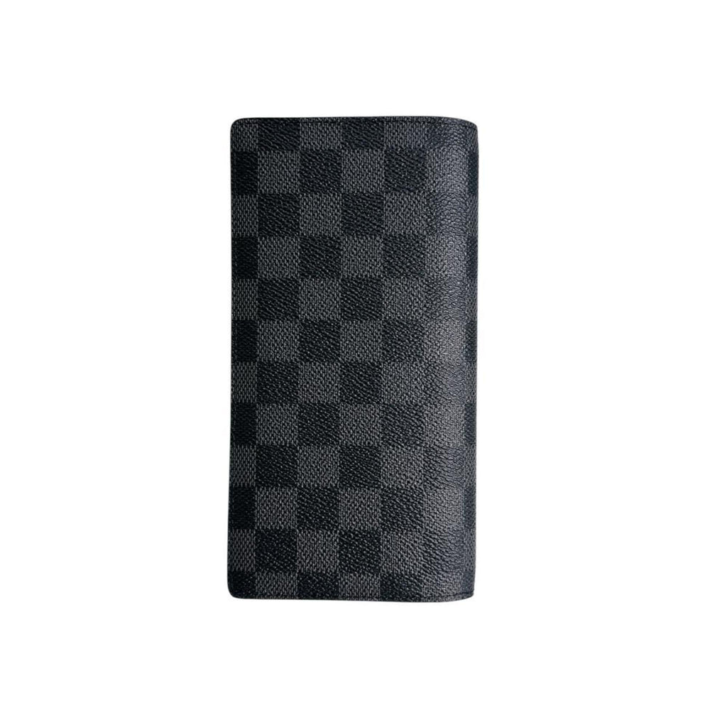 Louis Vuitton Damier Graphite Black Gray Damier Graphite Long Wallet