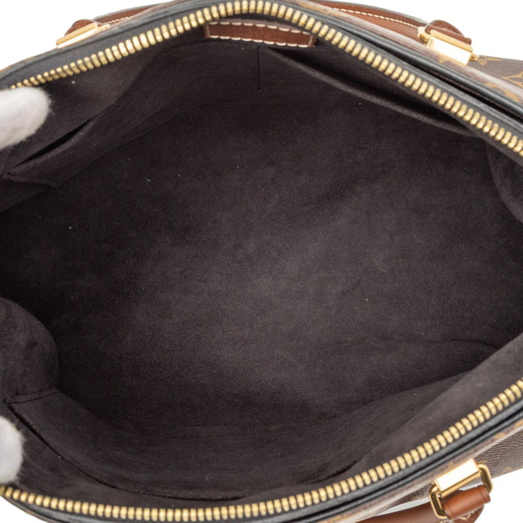 Louis Vuitton Black Brown Monogram Monogram Handbag Shoulder Bag