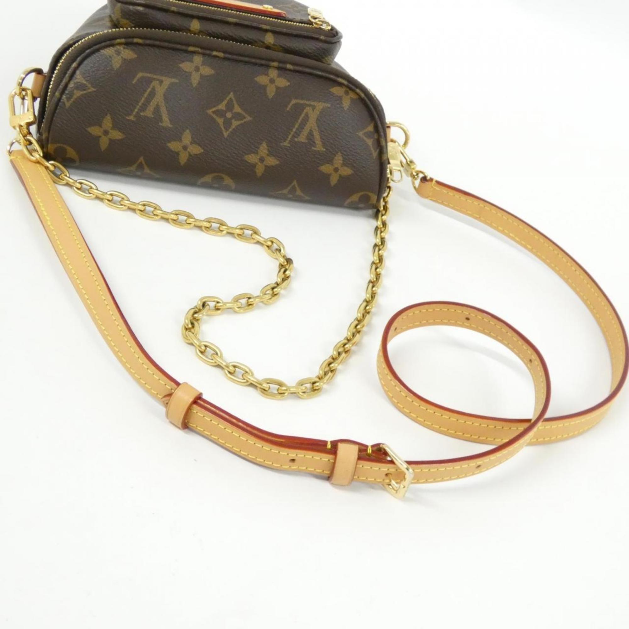 Louis Vuitton Marron Coated Canvas Shoulder Bag