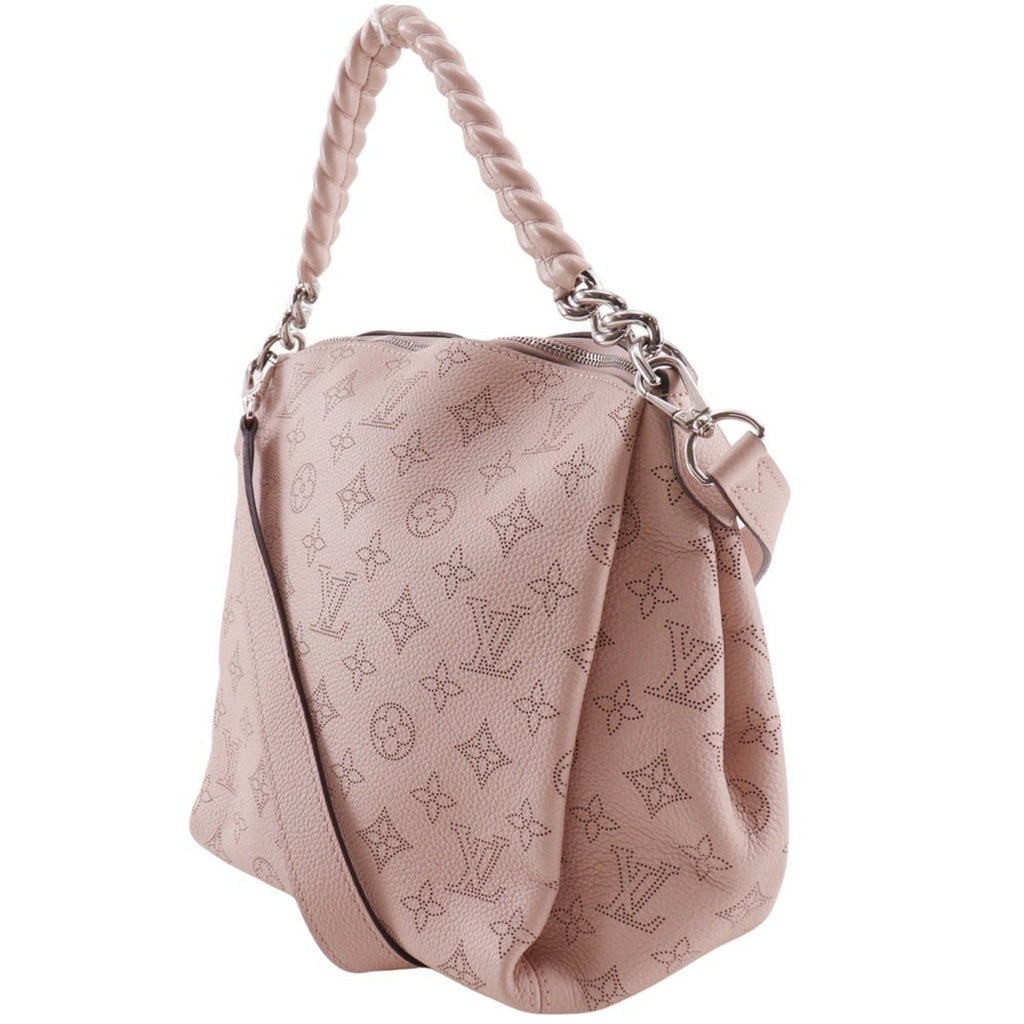 Louis Vuitton Magnolia Pink Mahina Leather Monogram Shoulder Bag