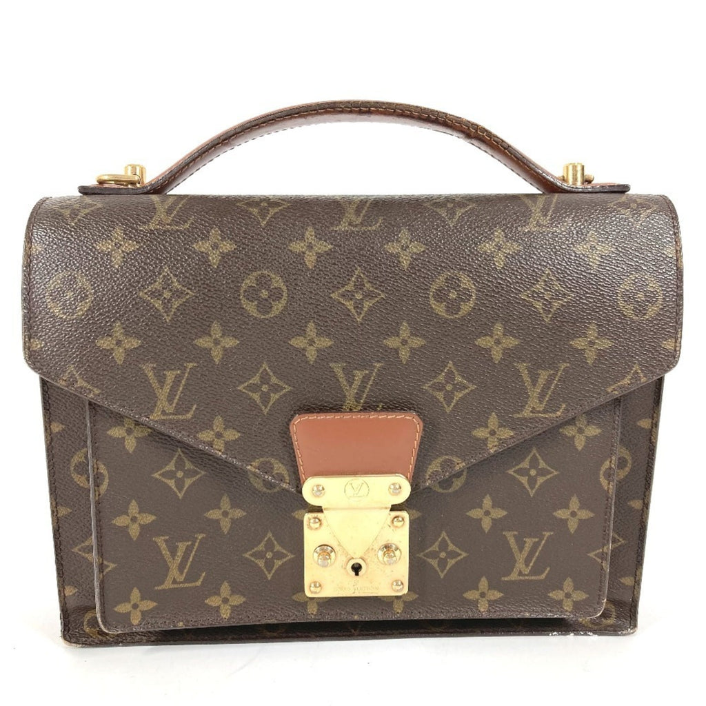 Louis Vuitton Brown Monogram Canvas Handbag