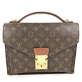 Louis Vuitton Brown Monogram Canvas Handbag