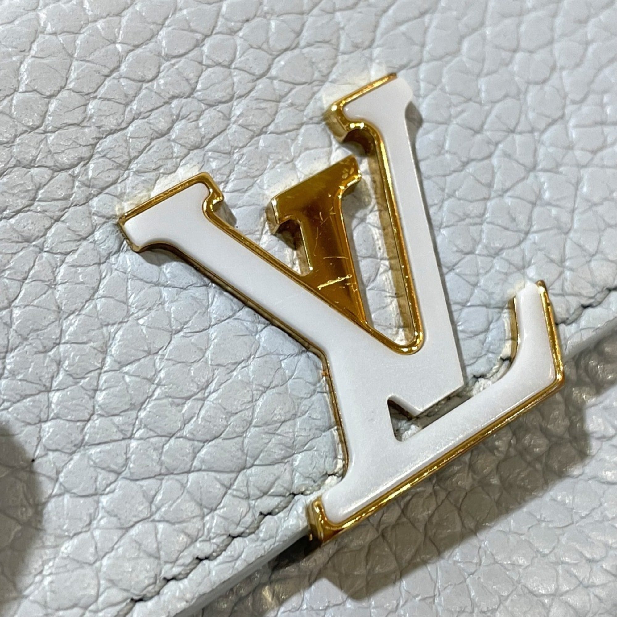 Louis Vuitton Blue Leather Wallet (Tri-Fold)