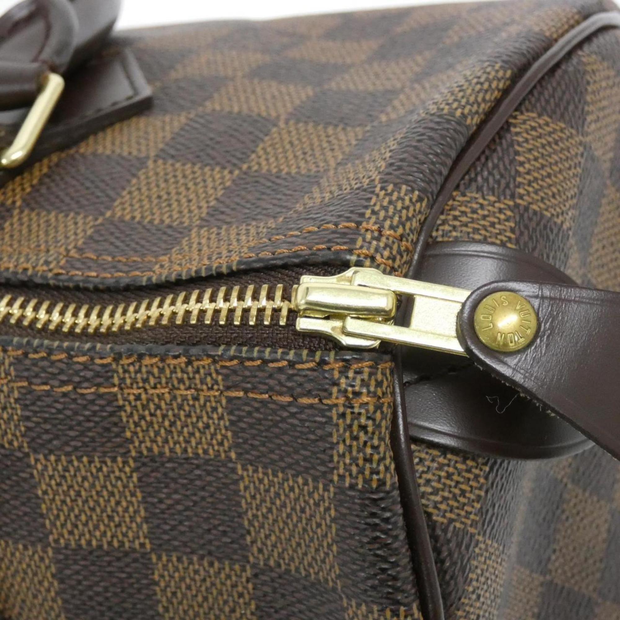 Louis Vuitton Ebene Coated Canvas Boston Bag