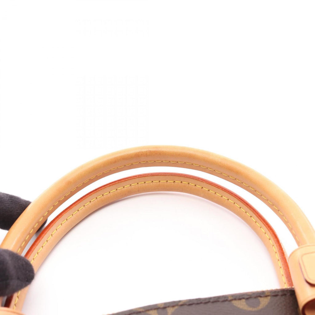 Louis Vuitton Brown Monogram Coated Canvas Leather Handbag
