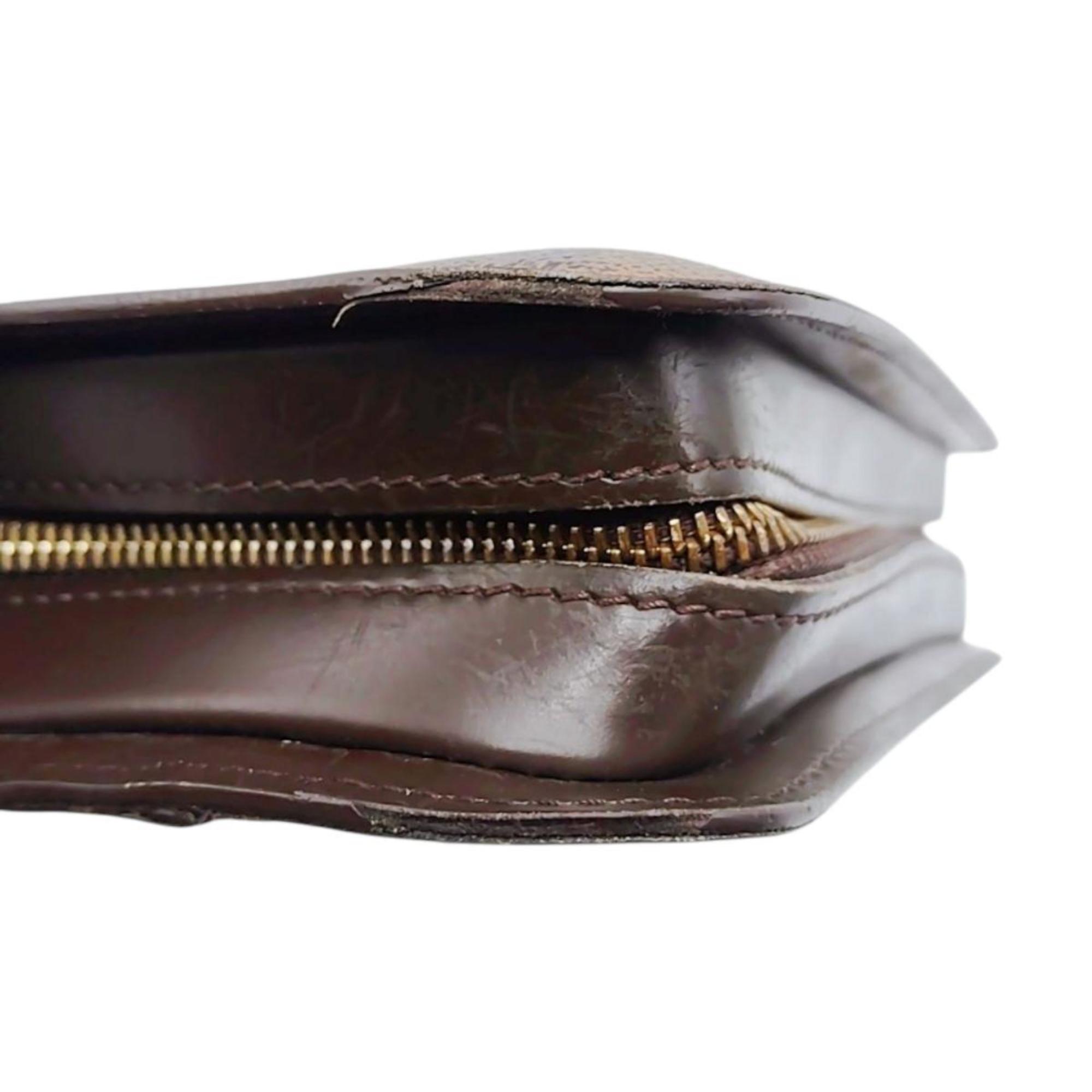 Louis Vuitton Damier Brown Damier Canvas Clutch Bag