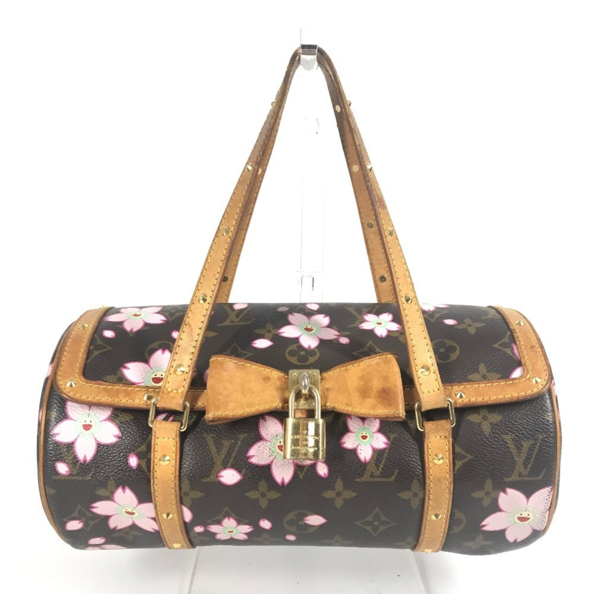 Louis Vuitton Brown Monogram Pink Monogram Handbag Shoulder Bag Tote Bag