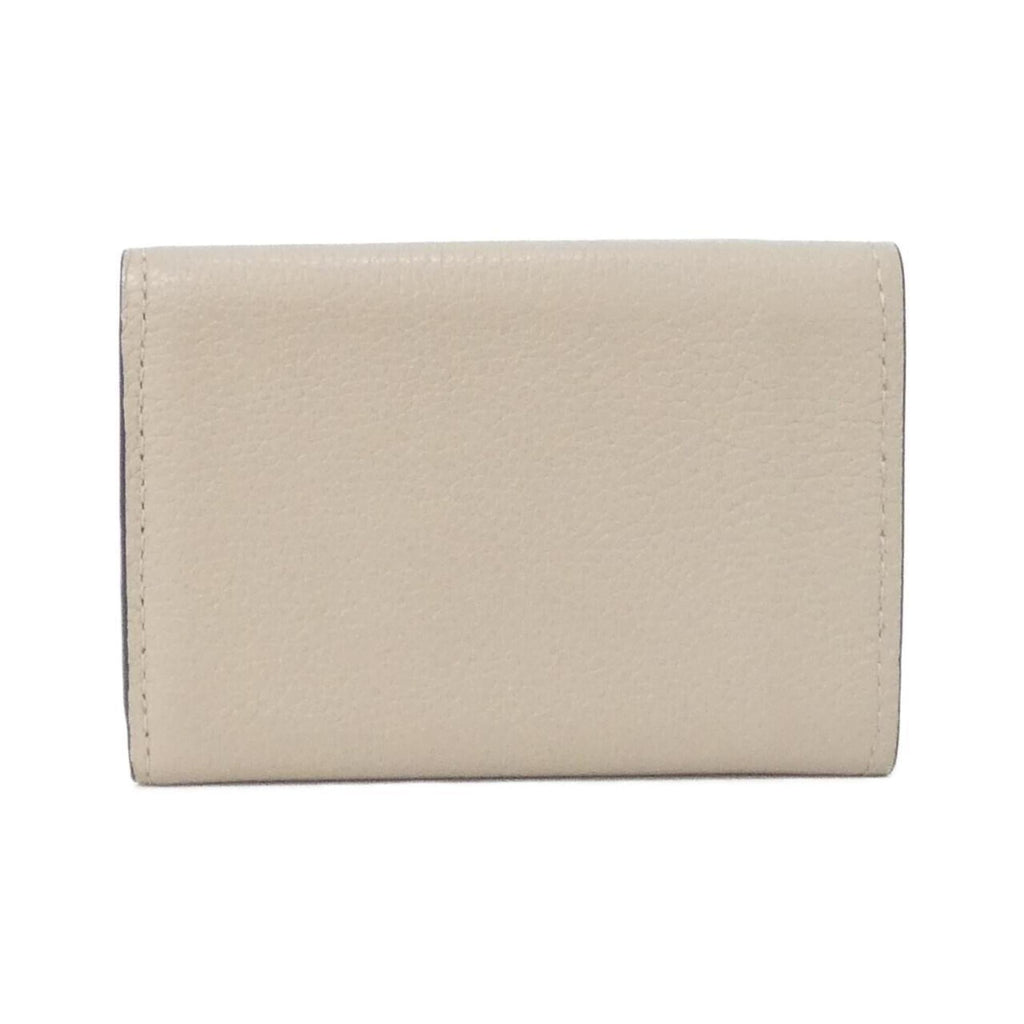 Louis Vuitton Grayish Leather Wallet (Tri-Fold)