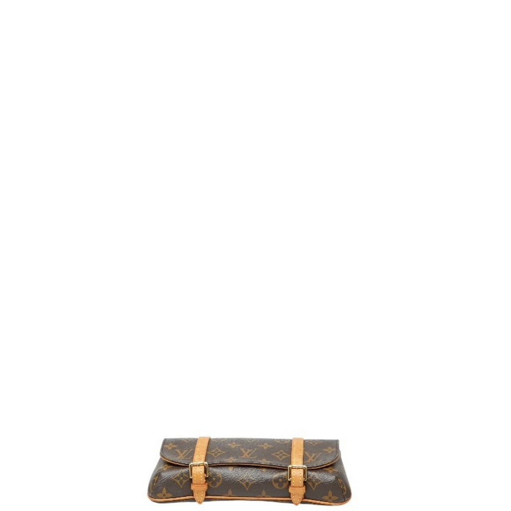 Louis Vuitton Brown Pvc Leather Fanny Pack Pochette