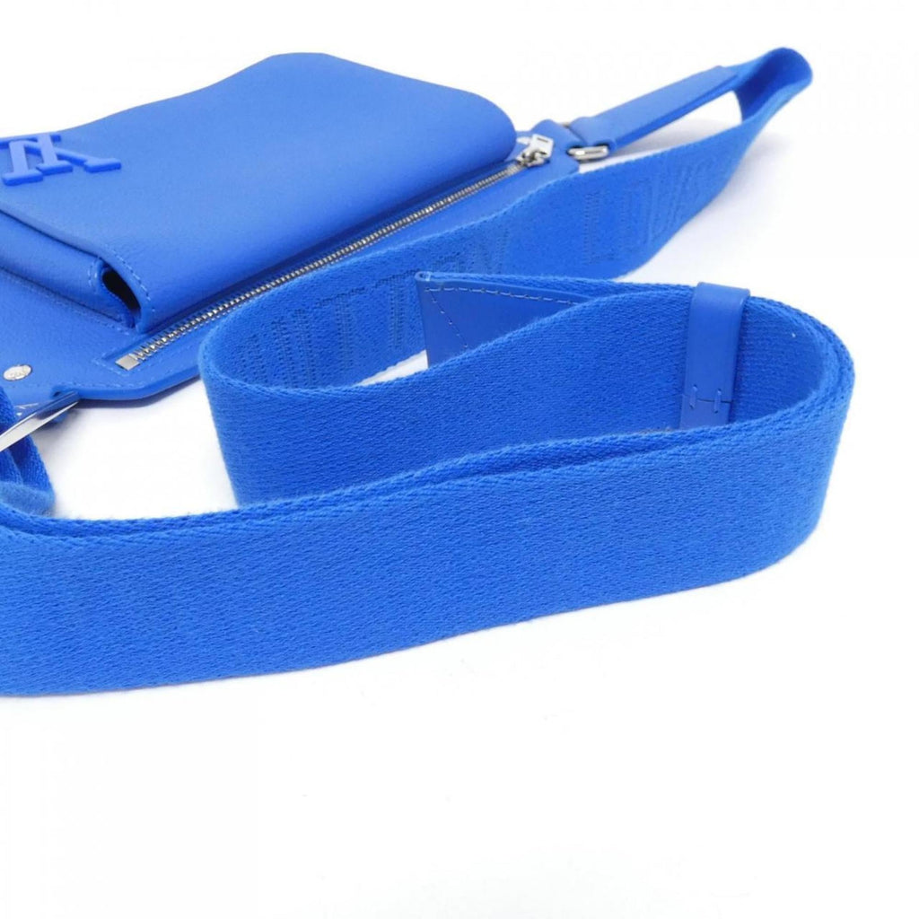 Louis Vuitton Blue Leather Shoulder Bag
