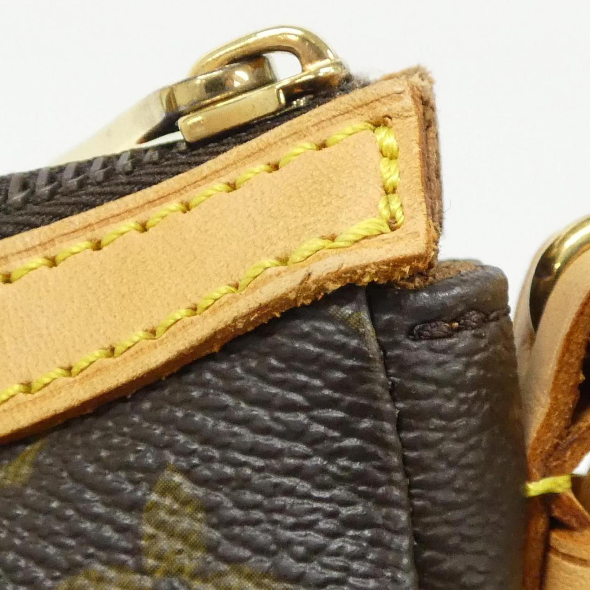 Louis Vuitton Brown Coated Canvas Shoulder Bag