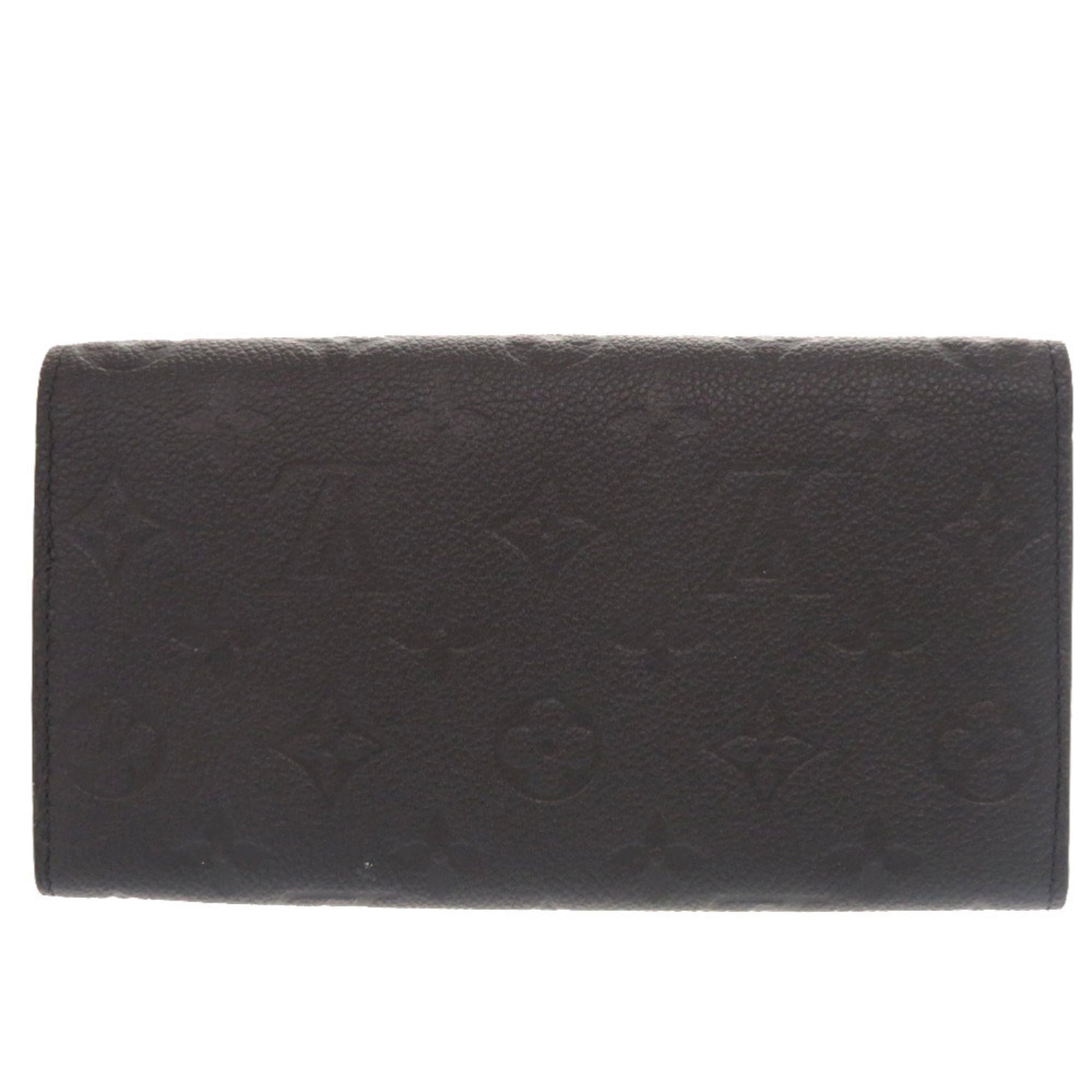 Louis Vuitton Monogram Empreinte Black Noir Monogram Empreinte Long Wallet