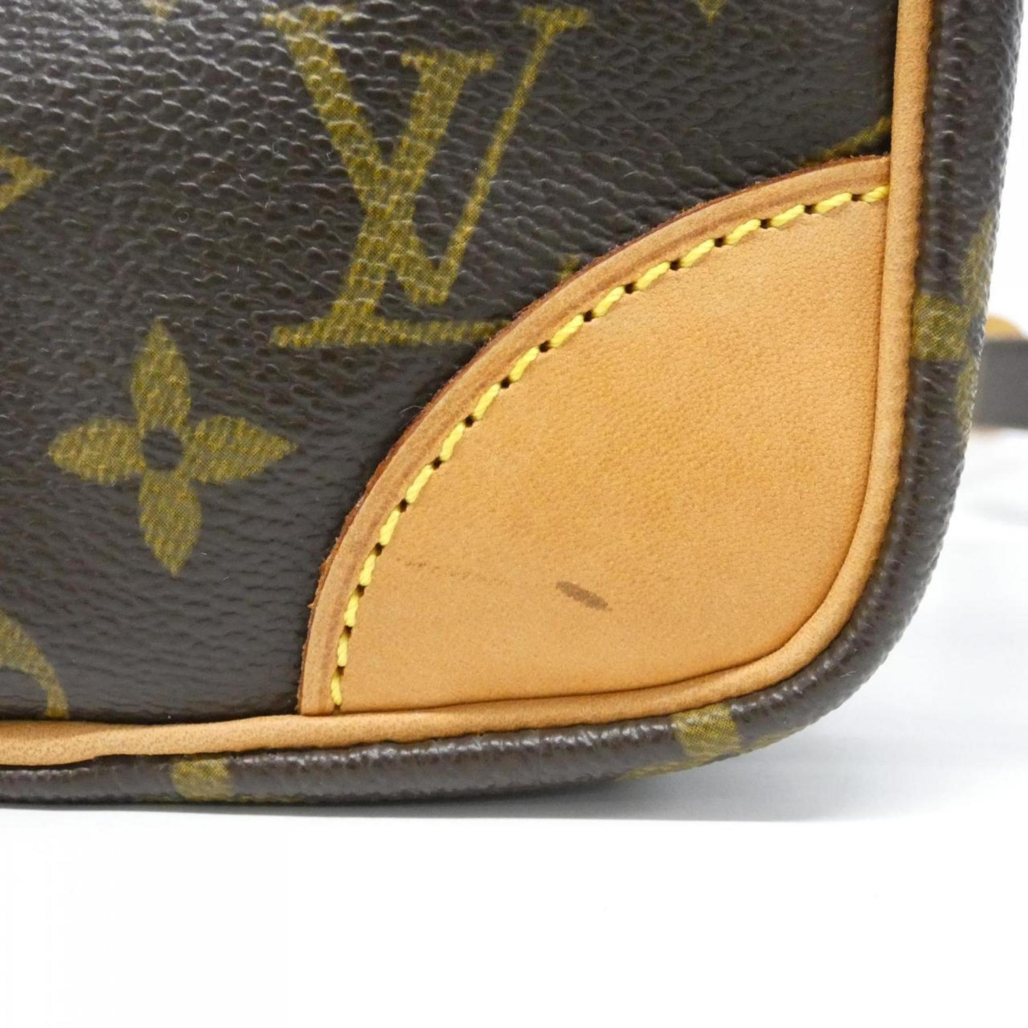 Louis Vuitton Marron Coated Canvas Shoulder Bag