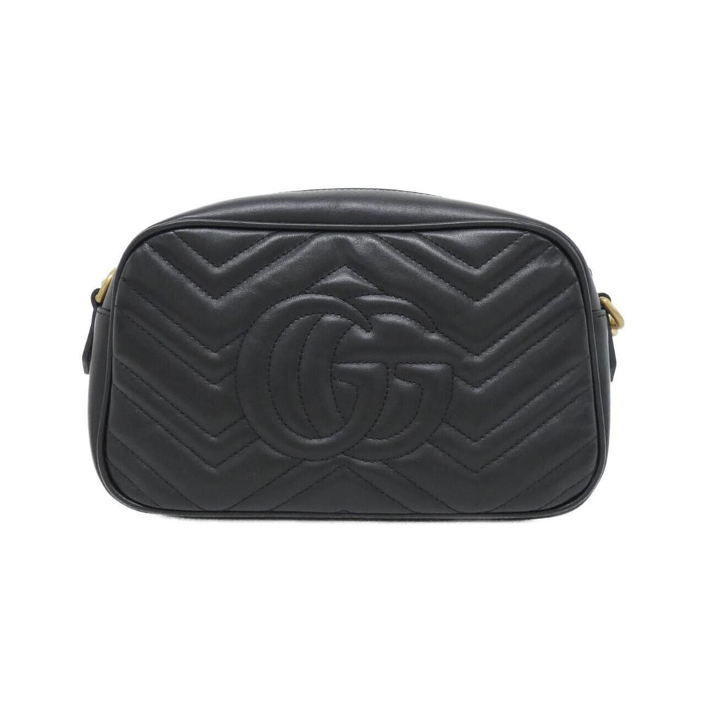 Gucci Gg Marmont Black Quilting Shoulder Bag (Pre-Owned)