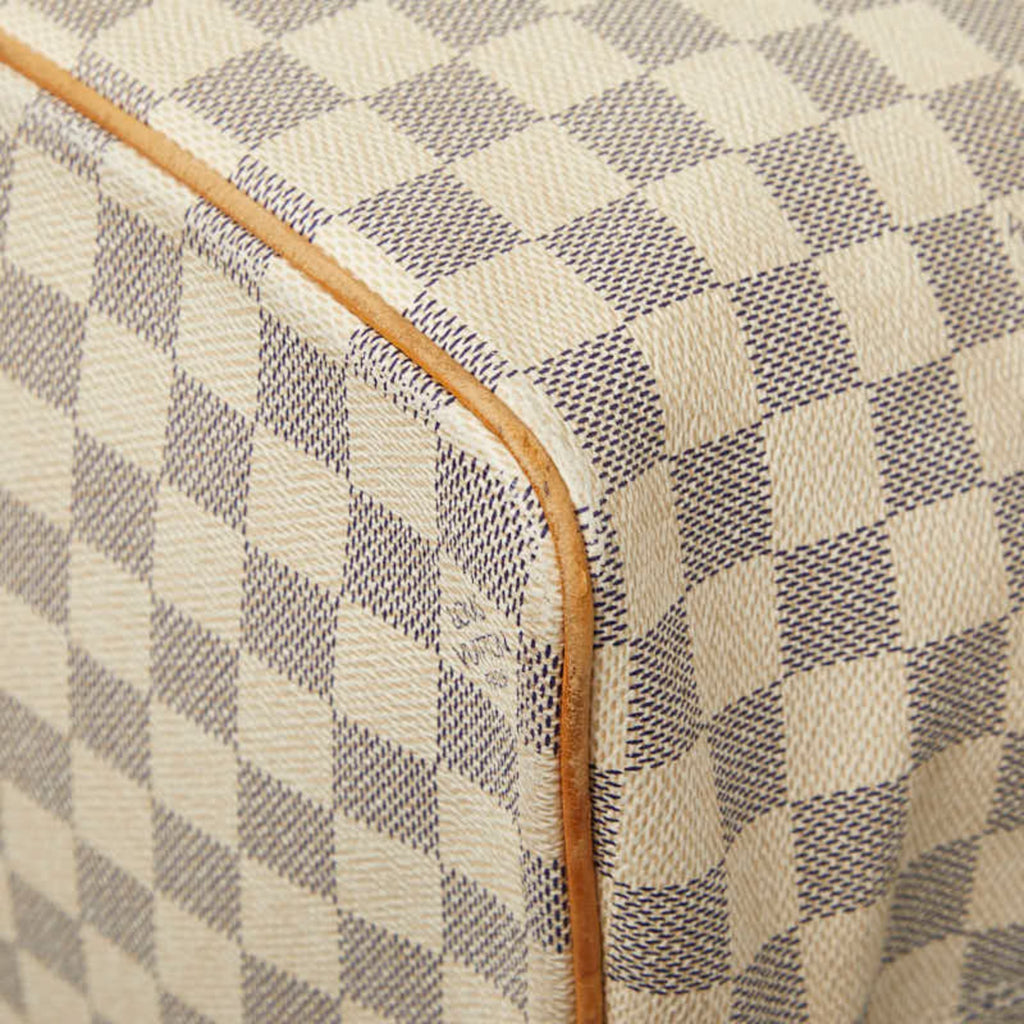 Louis Vuitton White Pvc Leather Tote Bag