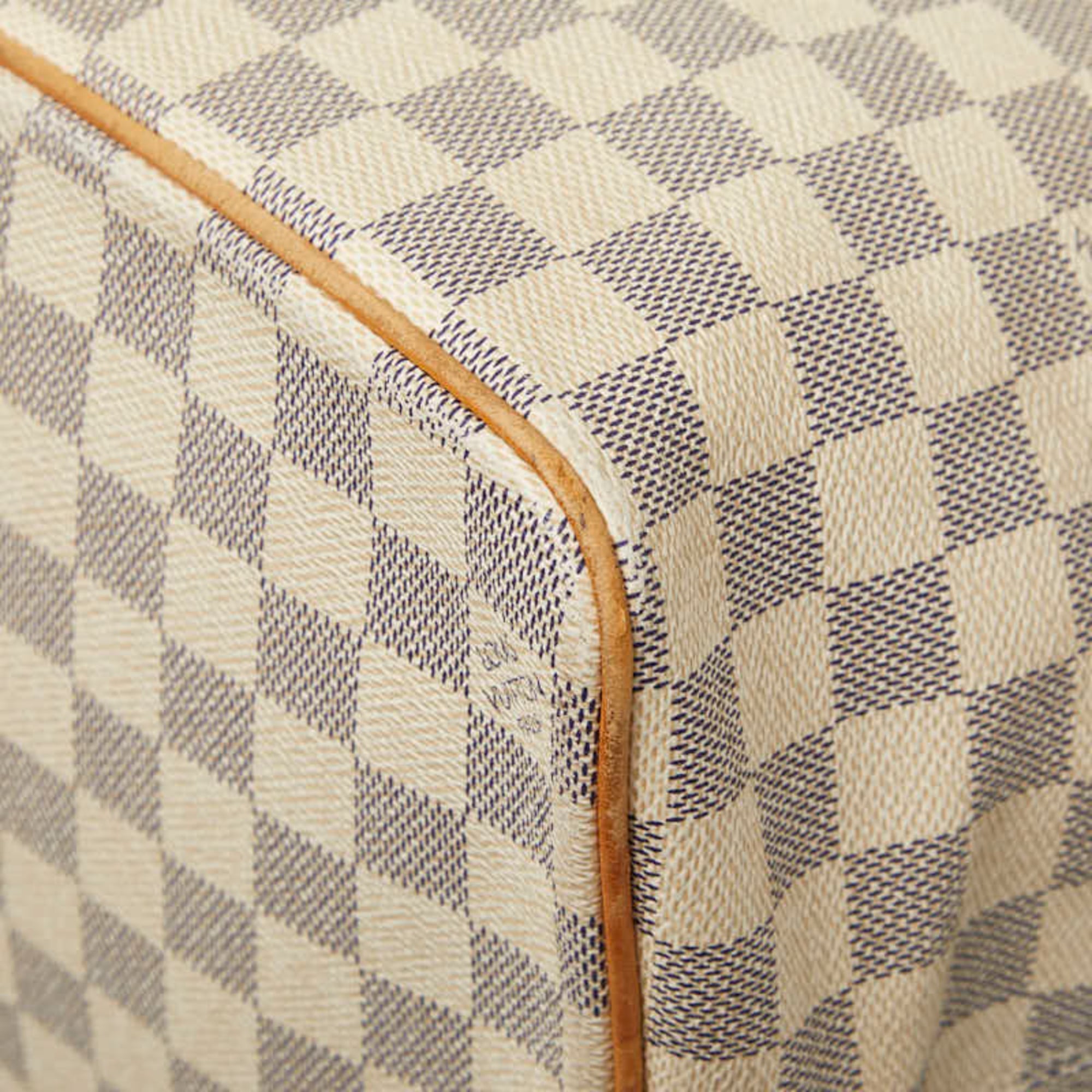 Louis Vuitton White Pvc Leather Tote Bag
