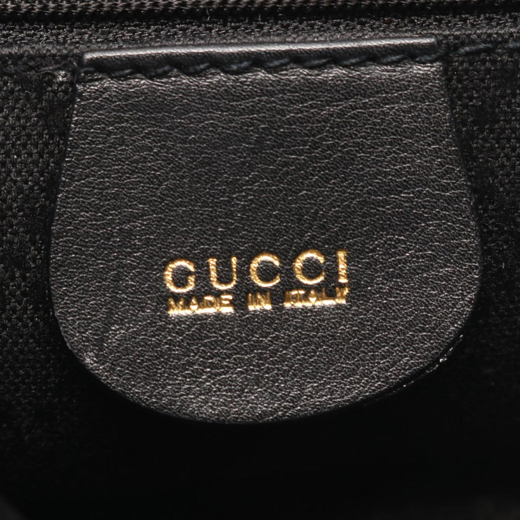 Gucci Black Leather Backpack (Pre-Owned)