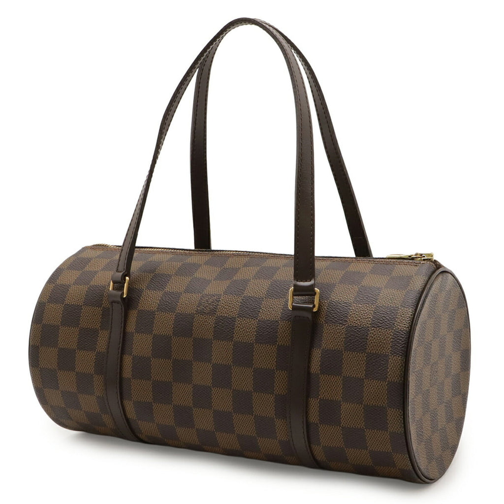 Louis Vuitton Brown Pvc Handbag Pouch Shoulder Bag