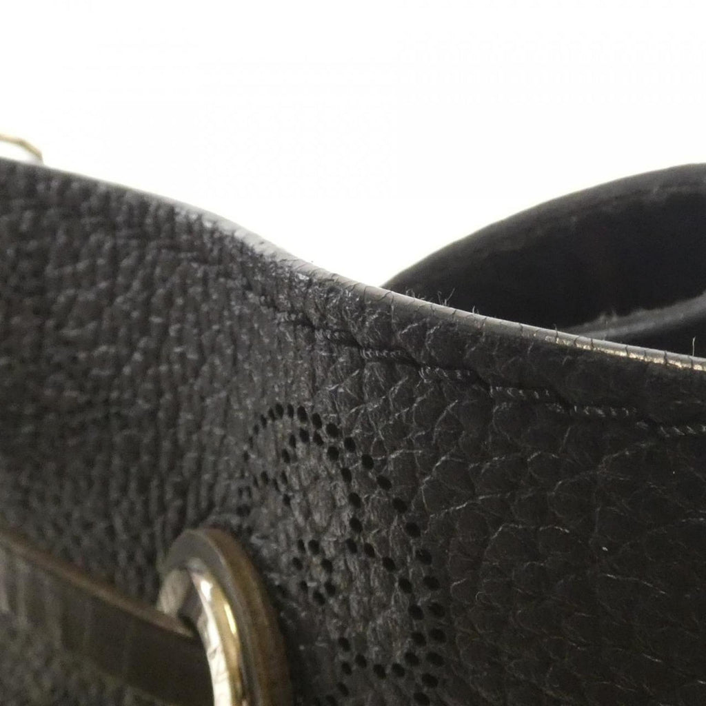 Louis Vuitton Black Leather Shoulder Bag