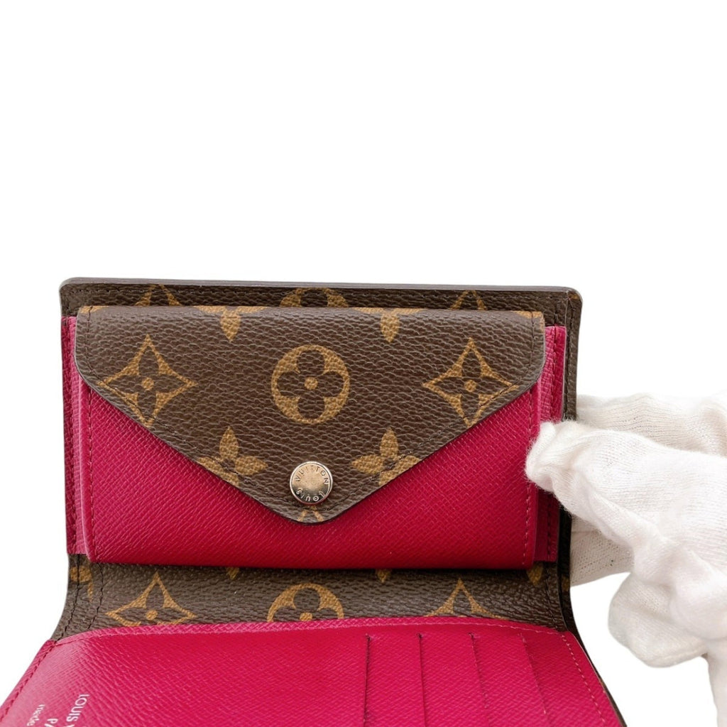 Louis Vuitton Monogram Fuchsia Monogram Epi Leather Wallet (Tri-Fold)