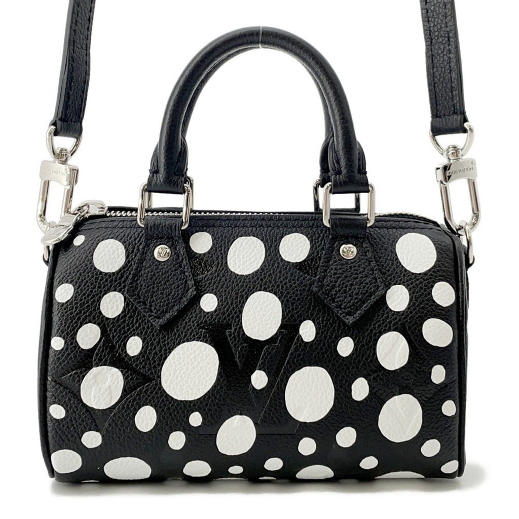 Louis Vuitton Dot Infinity (Yayoi Kusama) Black Noir White Monogram Empreinte Handbag